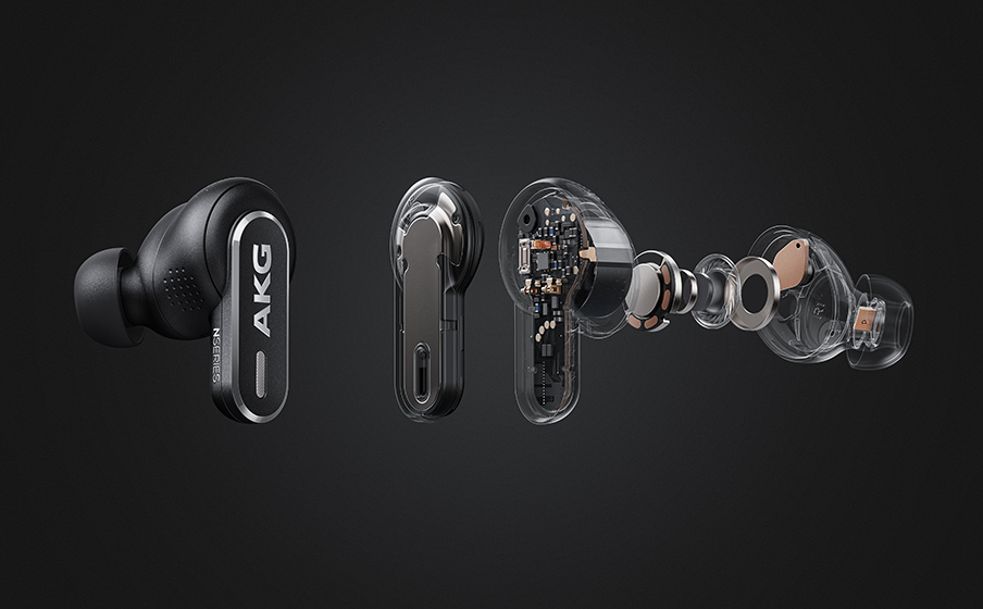 Écouteurs Intra-auriculaires AKG D'origine - Modèle Galaxy - Jack 3,5mm - Noir - Neuf Sous Blister
