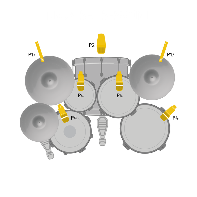 Drum Set Session I | High-performance drum microphone set
