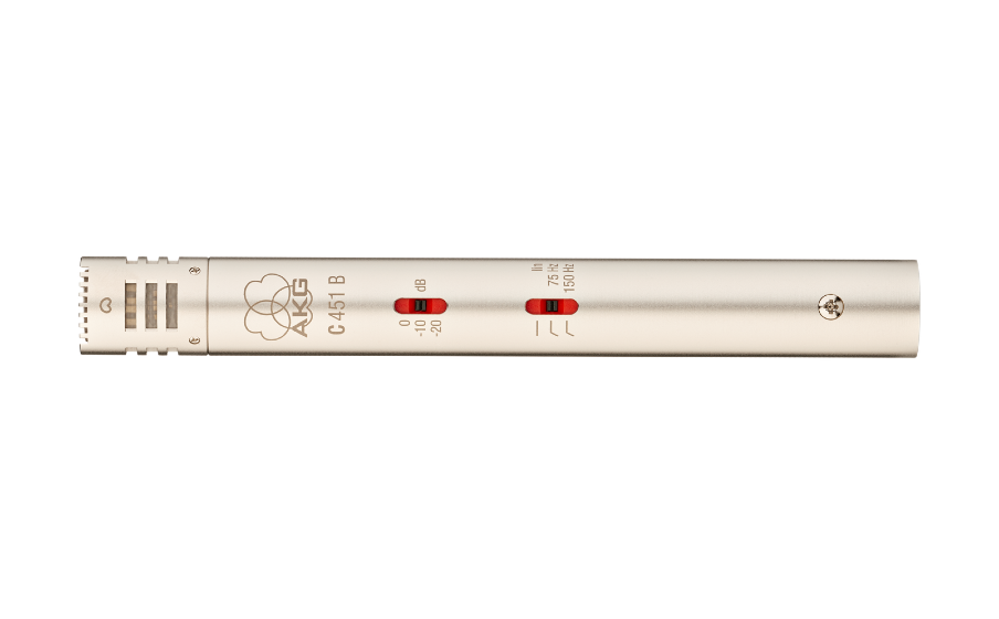 AKG C451B Stereo Pair 美品 AKG C451 B Matched Pair – Stereo Pencil Condenser Mics for
