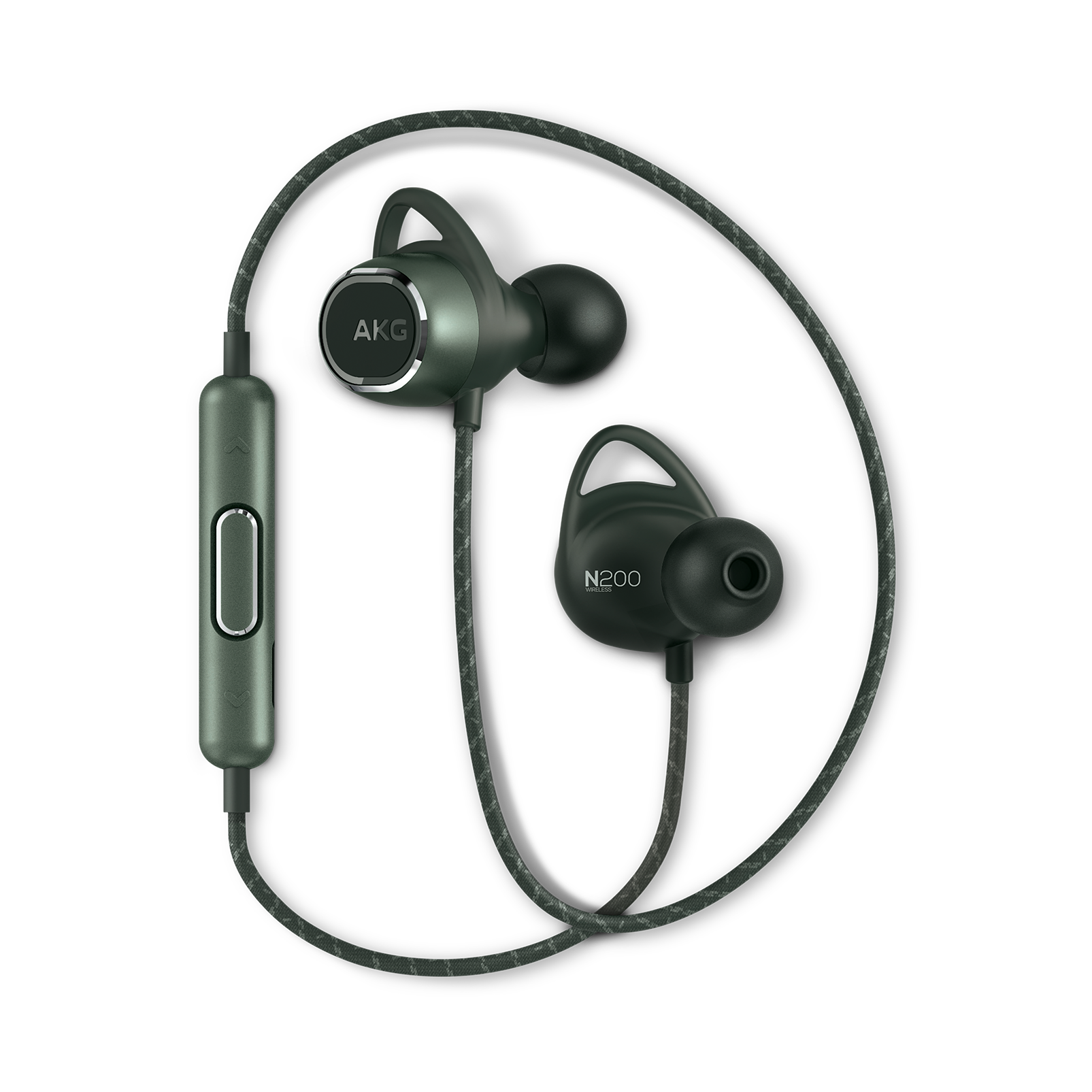 AKG N200WIRELESS - Green - Reference wireless in-ear headphones - Hero